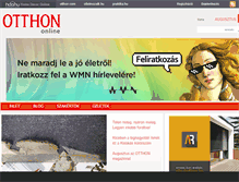Tablet Screenshot of otthon.com